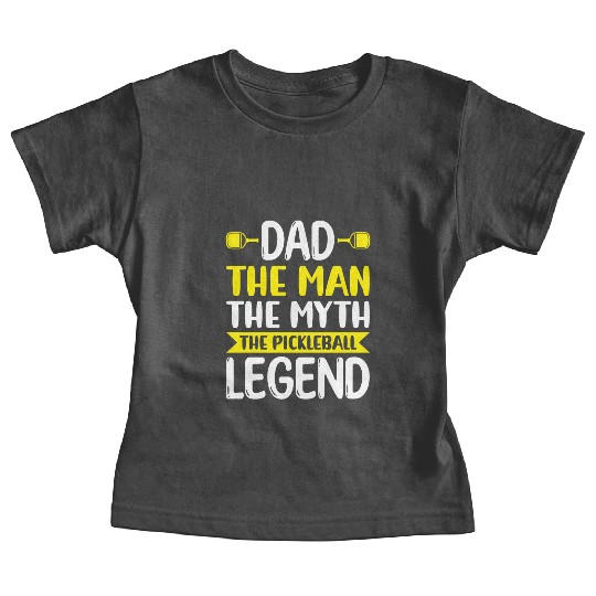 Pickleball Dad Funny Baby Tees