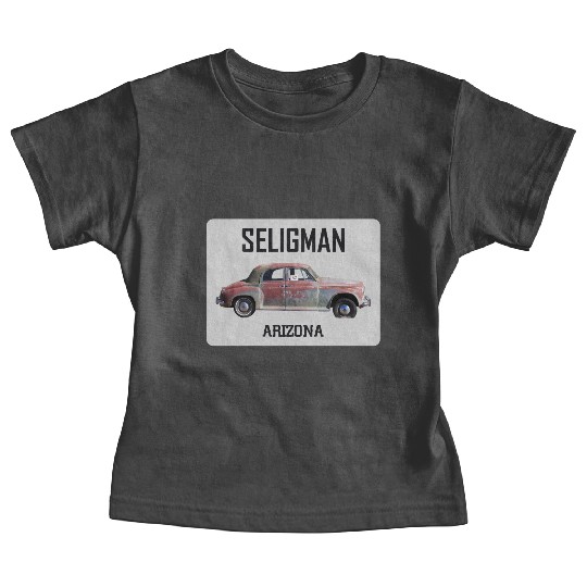 Old car city of Seligman in Arizonna, US Route 66 Baby Tees