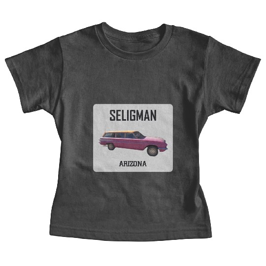 Old car city of Seligman in Arizonna, US Route 66 Baby Tees