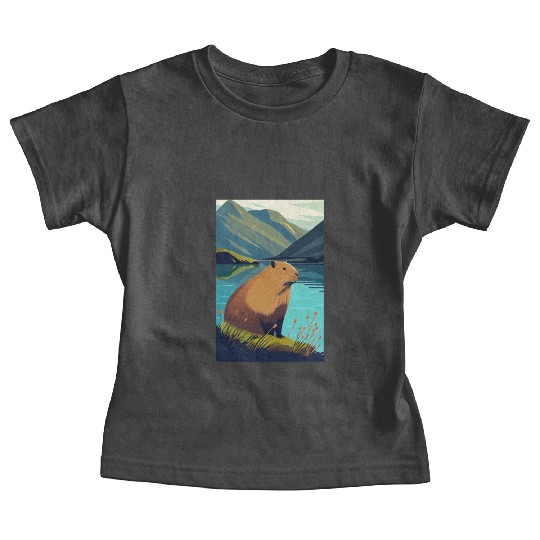 Capybara Nature Capibara Baby Tees