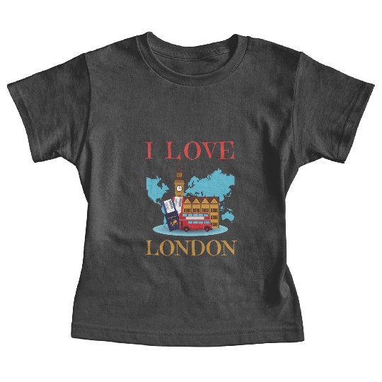 I Love London UK Travel more adventure Exploring Baby Tees