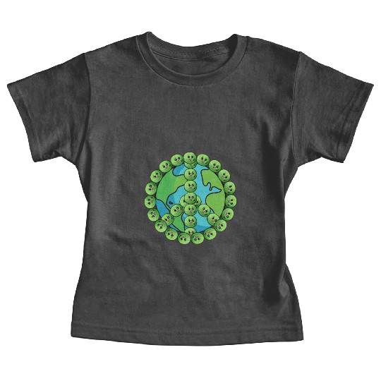 Funny peas on earth Baby Tees