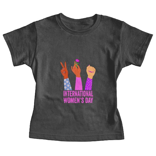 International Women's Day 2023 - Womens Embrace Eq Baby Tees