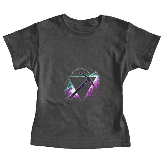 Aesthetic Galaxy Pick Axe Miner Baby Tees