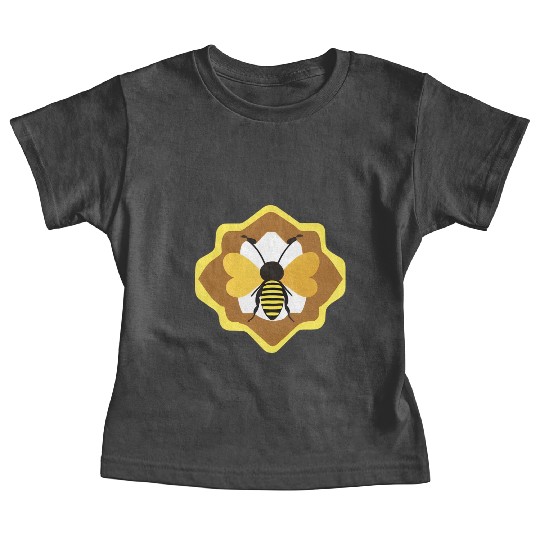 Vintage Retro Bee Design Baby Tees
