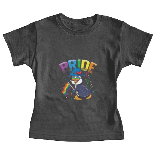 Penguin Lover Gay LGBTQ Rainbow LGBT Pride Month Baby Tees