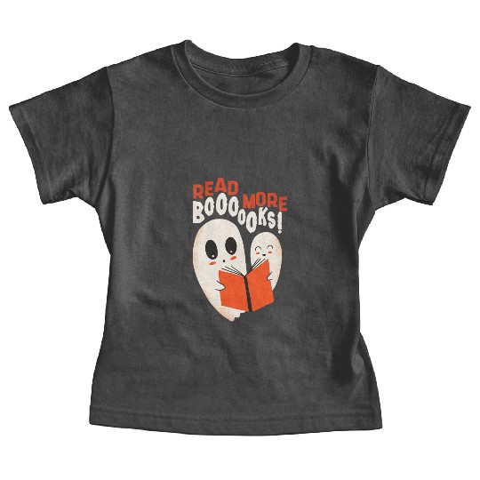 Cute BOO Read More Book Librarian English Teacher Baby Tees