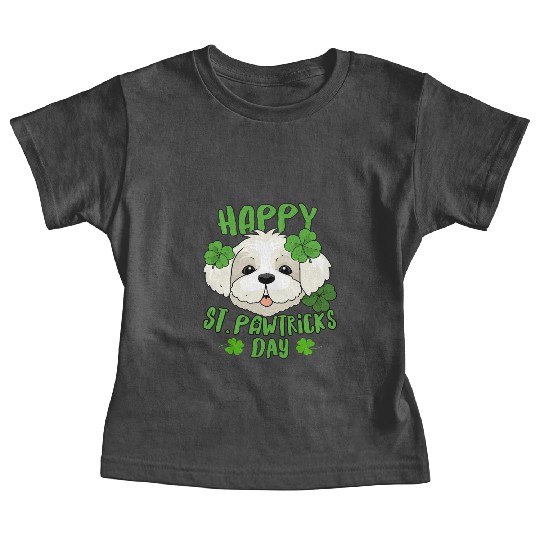 Saint Pawtricks Day Dog Lovers Keepers Pet Owners Baby Tees
