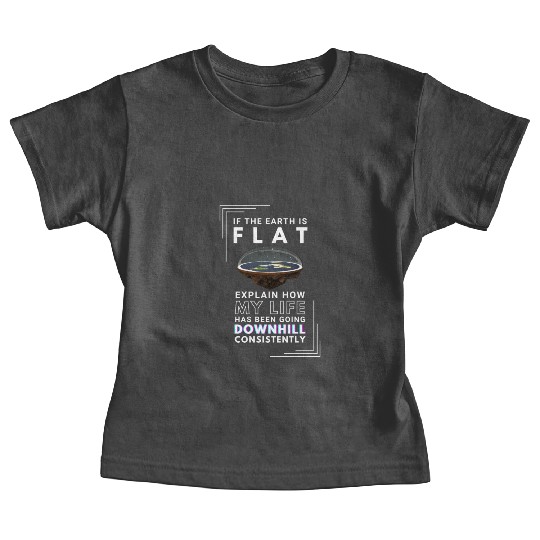 FLAT EARTH Baby Tees