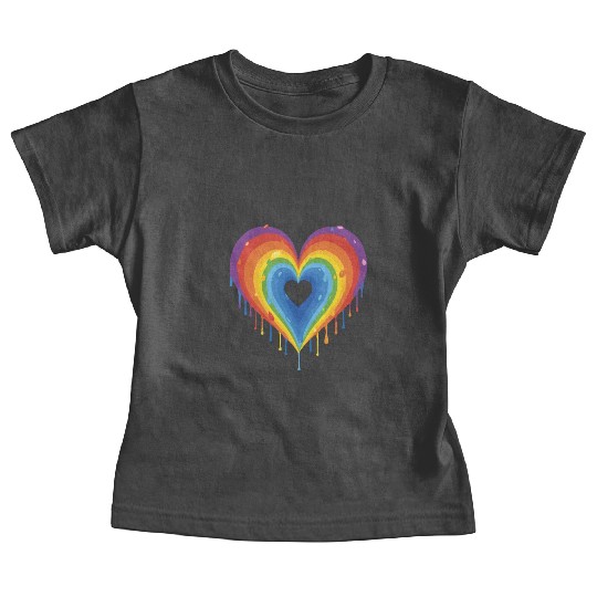 Embrace LGBT Pride: Rainbow Heart, Gay, Lesbian, Baby Tees