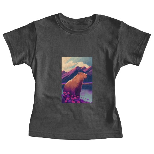 Capybara Nature Capibara Baby Tees