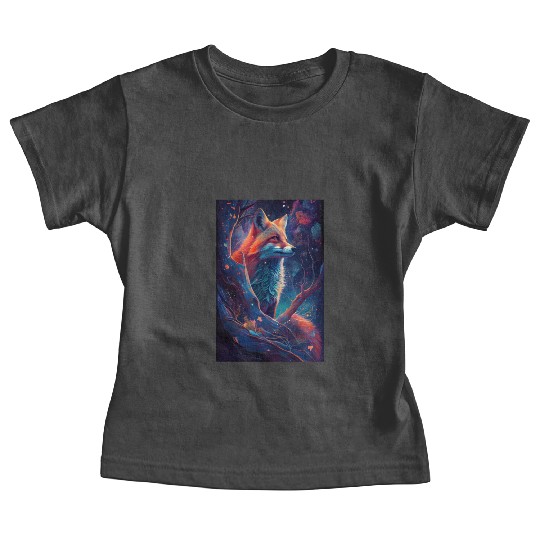 Fox Galaxy Nature Baby Tees