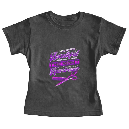 Hairdresser People Beautiful Barber Hairstylist Baby Tees