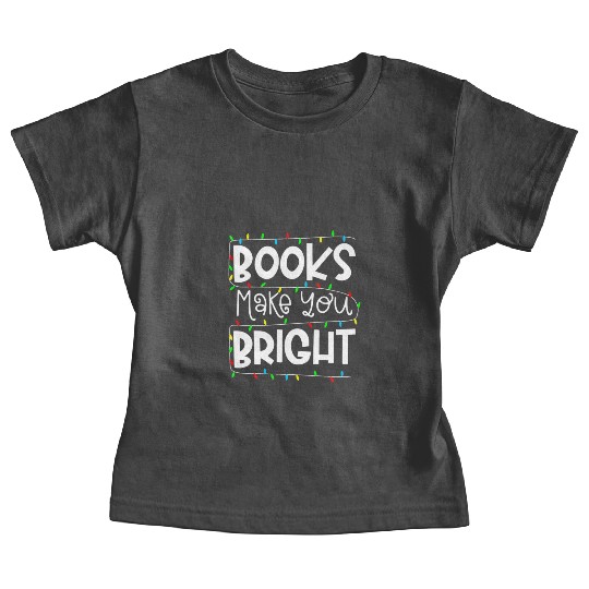 Librarian Christmas Book Library Science Major Baby Tees