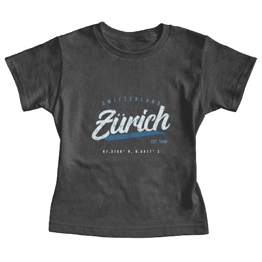 Zurich Switzerland Travel Baby Tees