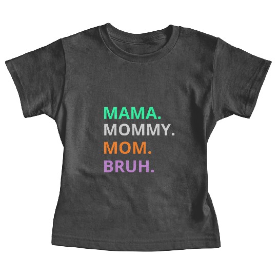 vintage international women's day mama,mommy;bruh Baby Tees