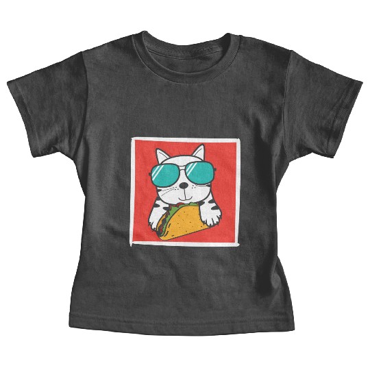 Cool Cat Taco Lover Baby Tees