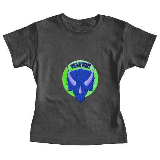 Wild At Heart- Triceratops Baby Tees