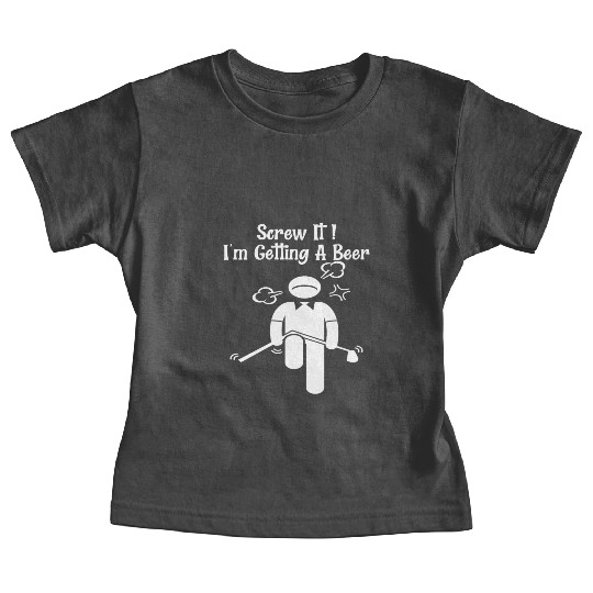 Golf Beer Golfer Father Day Mother Day Baby Tees