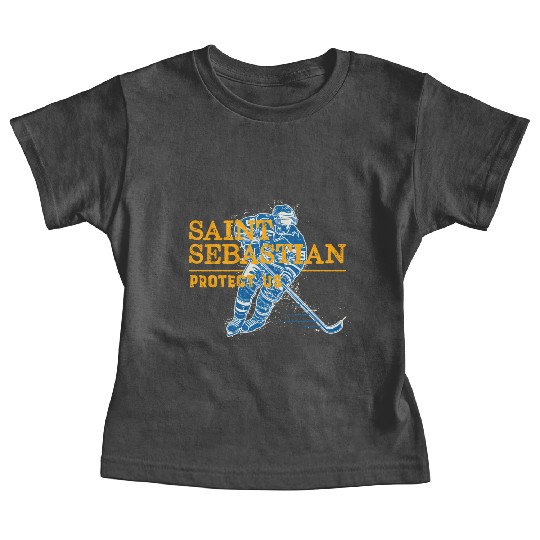 St Sebastian Hockey Patron Saint Of Sports Athlete Baby Tees