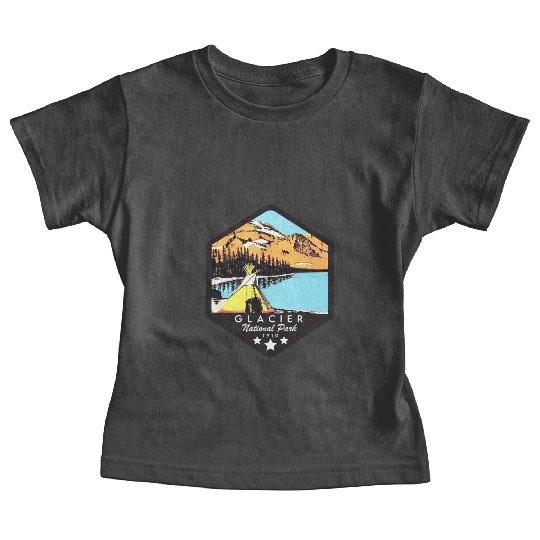 Glacier national park Baby Tees