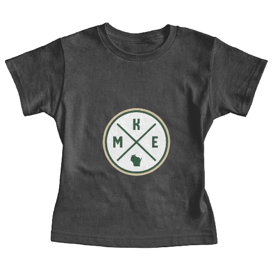 Milwaukee Circle Patch Green Baby Tees