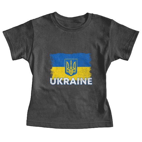 Ukrainian Flag Ukraine Flag Ukraine Baby Tees