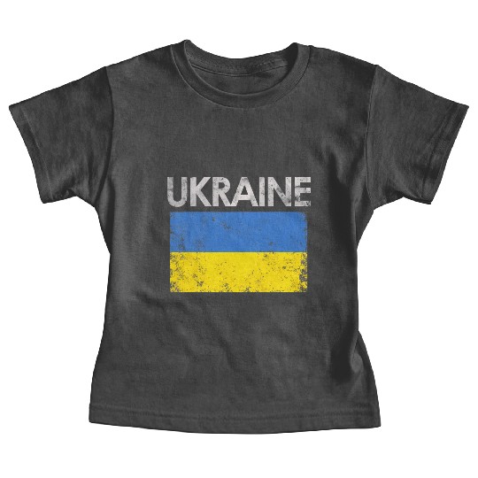 Ukraine Ukrainian Flag Pride Baby Tees