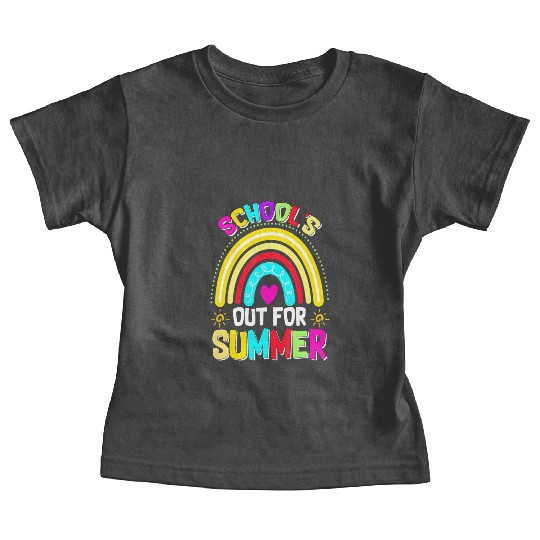 Schools Out For Summer Teacher Last Day Of School Baby Tees