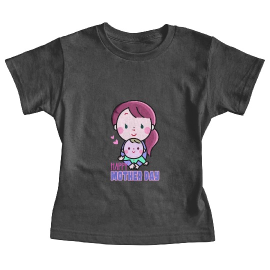 mothers Day - i was Teddy bear of my mom :) Baby Tees