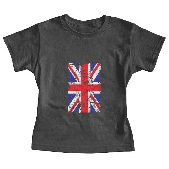 Union Jack British Flag Great Britain Novelty Baby Tees