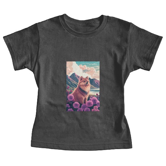 Pomeranian Nature Baby Tees