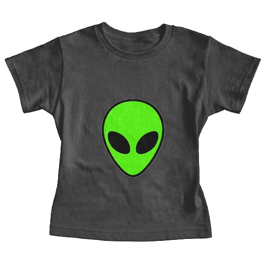 Alien Head Pocket Patch Area 51 Baby Tees