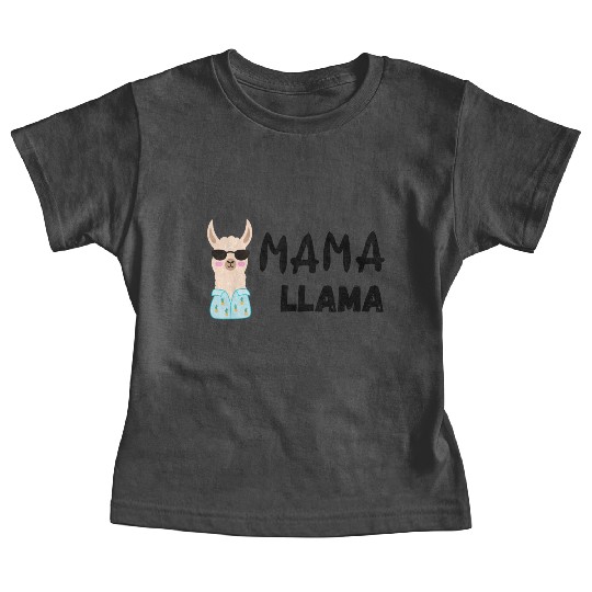 mama llama Baby Tees