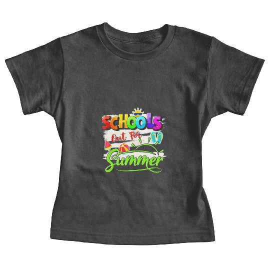 Schools Out For Summer Lover Funny Teacher Student Baby Tees