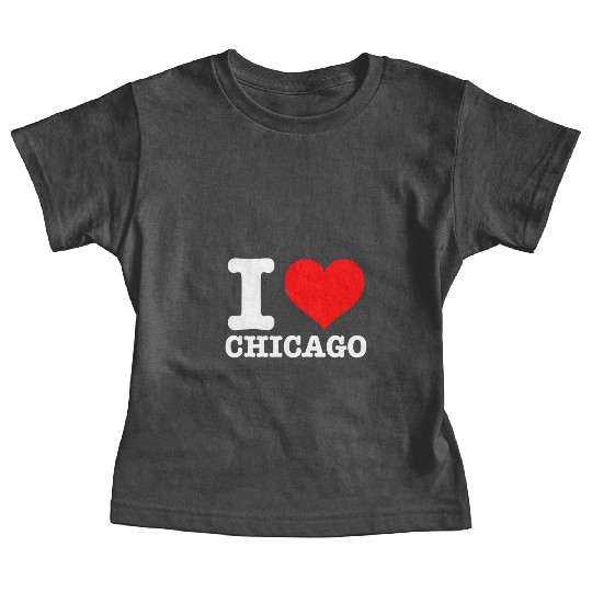 Chicago - I Heart Chicago - I Love Chicago Baby Tees