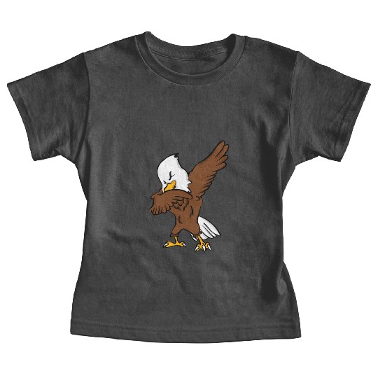 Dabbing American Bald Eagle Baby Tees