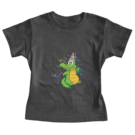 Alligator Party Reptile Animal Crocodile Baby Tees