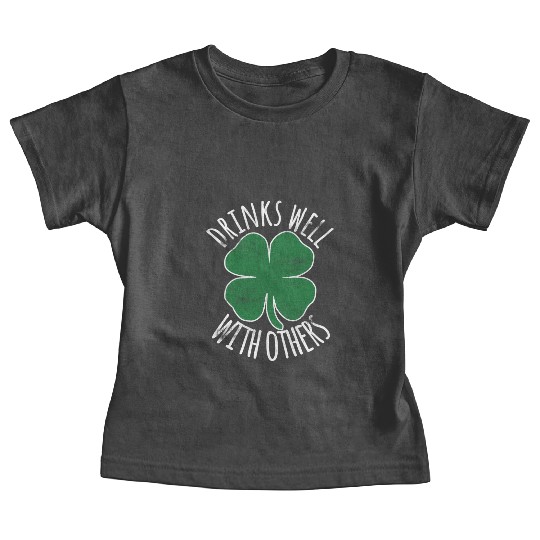 Drin Well With Others St Patrick'S Day Drunk Beer Baby Tees