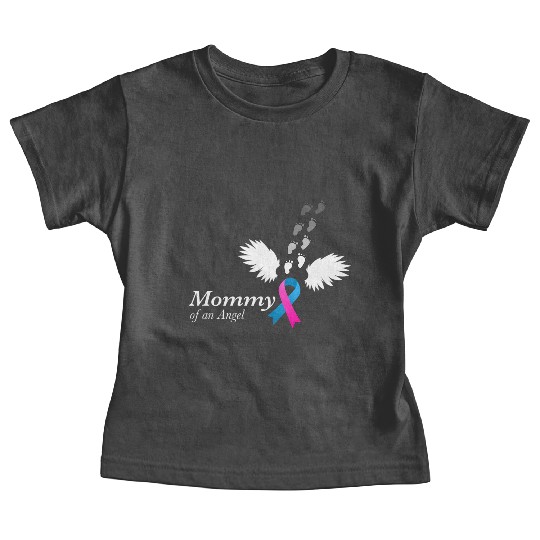 Angel Mommy Miscarriage Awareness Infant Mother Baby Tees