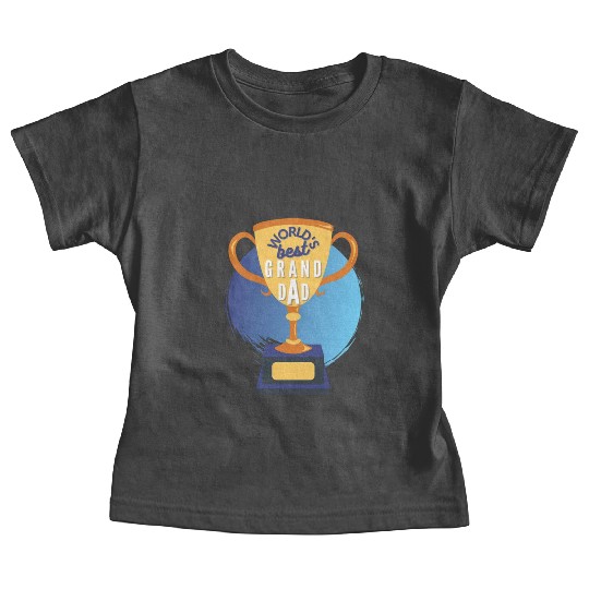 World s Best Grandad Trophy Baby Tees