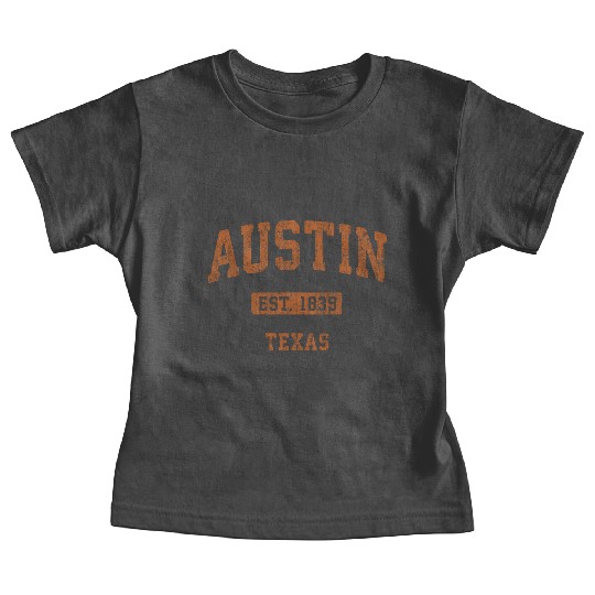 Austin Texas Tx Athletic Sports Baby Tees
