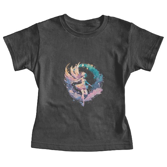 Watercolor Fairy Painting Fairycore Pastel Goth Bu Baby Tees