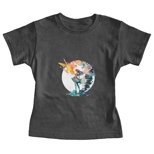 Watercolor Fairy Art Fairycore Grunge Pastel Goth Baby Tees