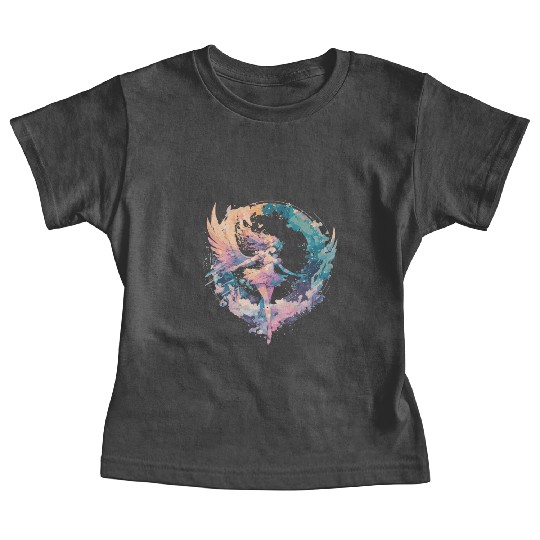 Watercolor Fairy Girls Fairycore Pastel Goth Butte Baby Tees