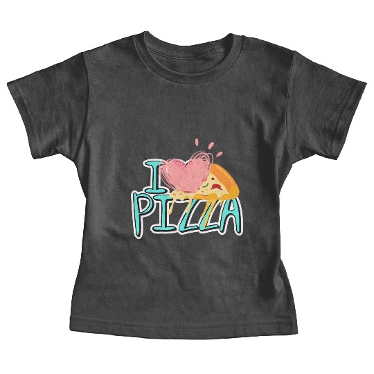 i love pizza Baby Tees