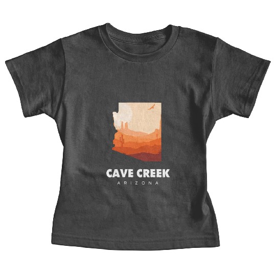 Caving Cave Creek Arizonna For Caveman Hiker Baby Tees