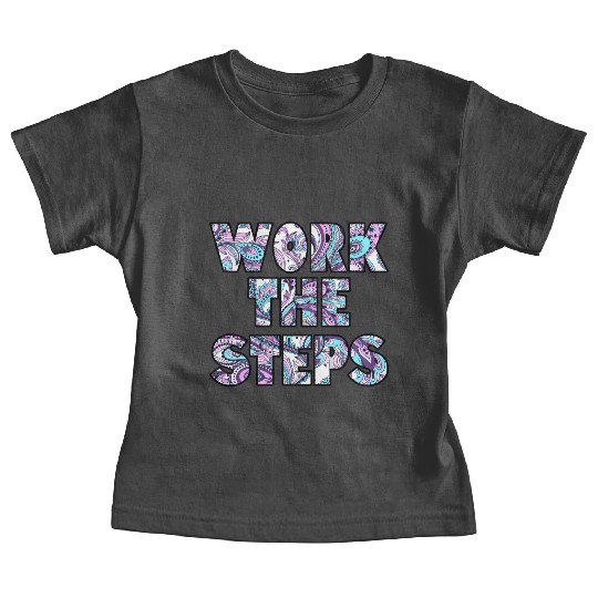 Work the Steps paisley Baby Tees