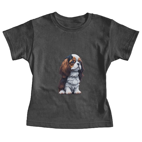 Cavalier King Charles Spaniel Dog Puppet Baby Tees