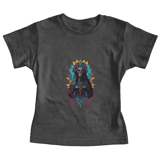 Santa Muerte de Guadalupe Baby Tees